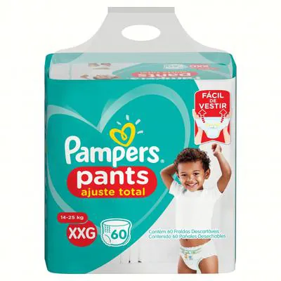 Fralda Pampers Pants Top XXG 60 Unidades