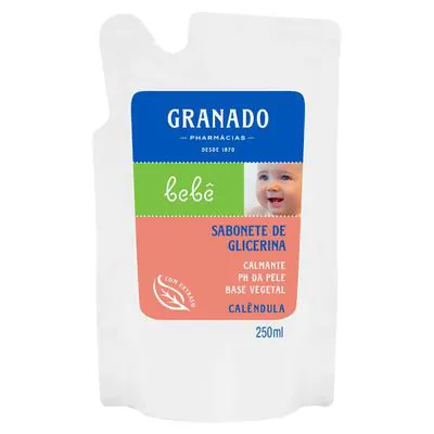 Sabonete Líquido Granado Bebê Refil Calêndula 250ml