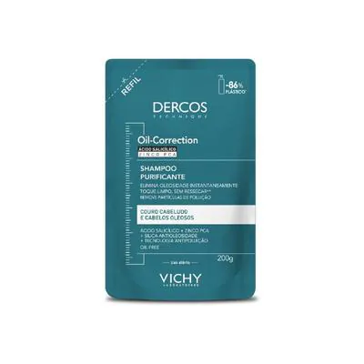 Shampoo Purificante Vichy Dercos Oil-Correction Refil 200g