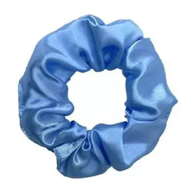 Elástico para Cabelo Zalike Scrunchie Cetim Azul