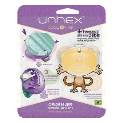 Cortador de Unha Unhex Merheje Baby Fauna Brasileira