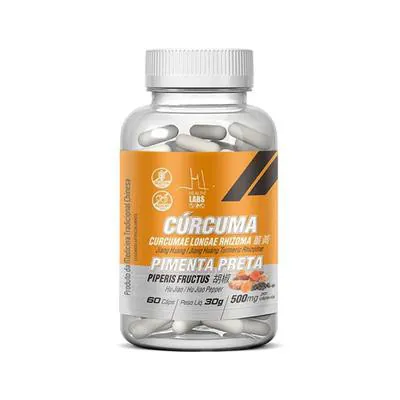 Cúrcuma Health Labs com Pimenta 60 Cápsulas