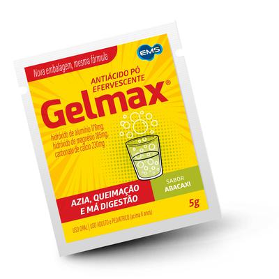 Gelmax Antiácido Sabor Abacaxi 5G Sachê preço