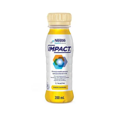 Suplemento Alimentar Líquido Nestlé Impact Banana 200ml