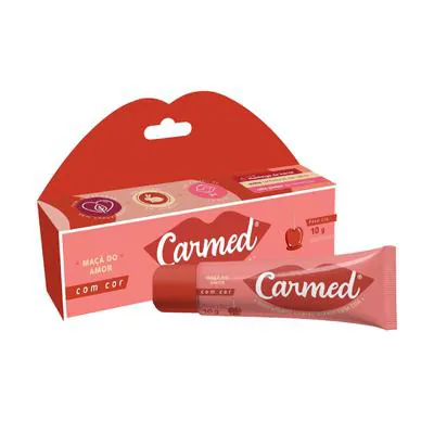 Hidratante Labial Carmed Maça do Amor com Cor 10g