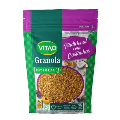 Granola Vitao Tradicional com Castanhas Integral 250g