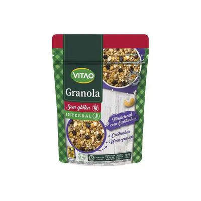 Granola Vitao Tradicional com Castanhas Integral Sem Glúten 250g