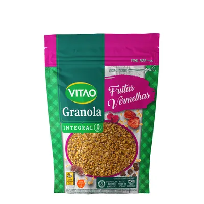Granola Vitao Frutas Vermelhas Integral 250g
