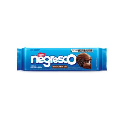 Biscoito Recheado Nestle Negresco Baunilha Coberto com Chocolate ao Leite 120g