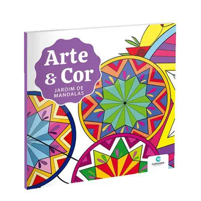 Livro Culturama Arte e Cor Jardim Mandalas