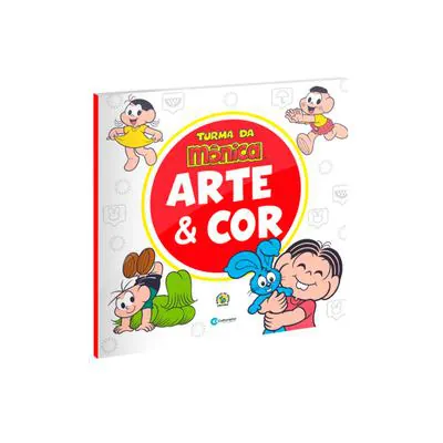 Livro Culturama Arte e Cor Turma da Monica