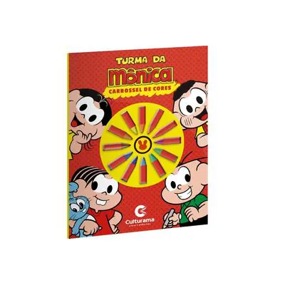 Livro Culturama Carrossel de Cores Turma da Monica