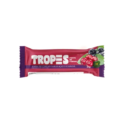 Barra Cereal Tropes Açai Com Guarana 25 Gr