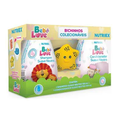 Kit Bebê Love Shampoo+Condicionador 100ml Gts Bichinho Colecionável