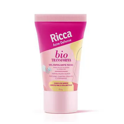Gel Esfoliante Facial Ricca Acne Defense 60g