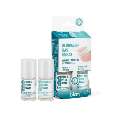 Kit Blindagem das Unhas Blant Passo 1 e 2 2x 8,5ml