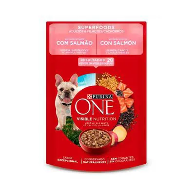 Sache Purina One Cão Salmão 85 Gramas