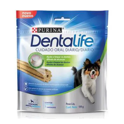 Petisco Purina Dentalife Cães Raças Médias 119g
