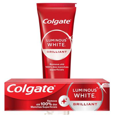 Creme Dental Clareador Colgate Luminous White Brilliant 70G preço