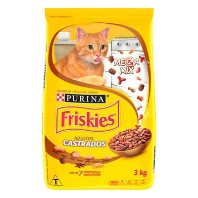 Ração Purina Friskies Mix de Carnes 3 Kg