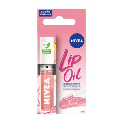 Lip Oil Nivea Brilho Nutritivo Rosé 5,5Ml preço