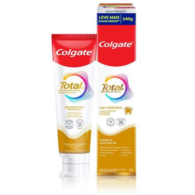 Creme Dental Colgate Total Anti Tártaro 140G preço