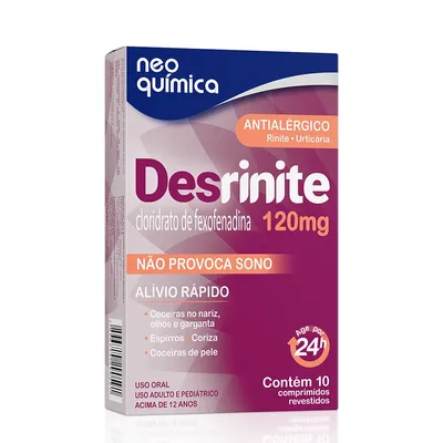 Desrinite 120mg 10 Comprimidos