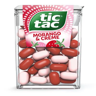 Tic Tac Pastilhas Sabor Morango E Creme 14,5G preço