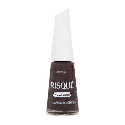 Esmalte Marrom Risqué Marromvilhoso Cremoso 8ml