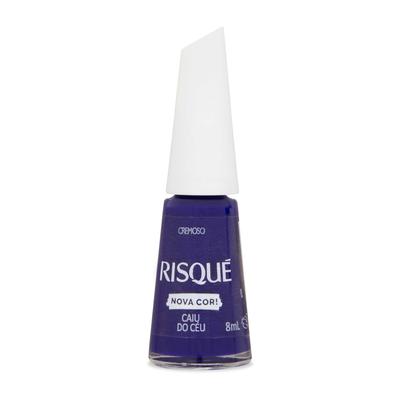 Esmalte Azul Risqué Caiu do Céu Cremoso 8ml