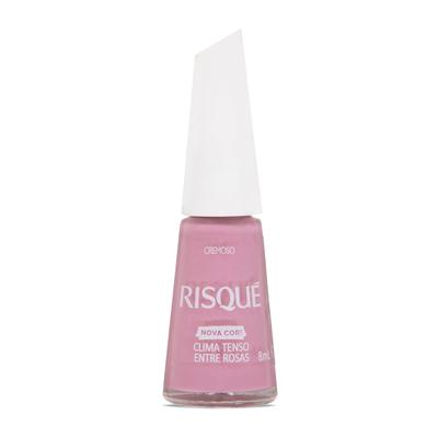 Esmalte Rosa Risqué Clima Tenso Entre Rosas Cremoso 8Ml preço