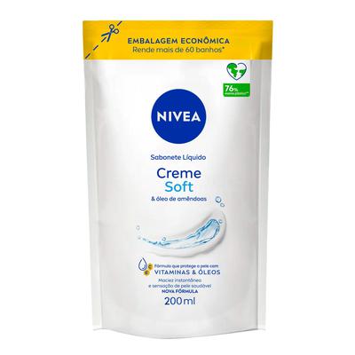 Nivea Sabonete Líquido Refil Creme Soft 200Ml preço