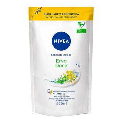 Nivea Sabonete Líquido Refil Erva Doce 200Ml preço
