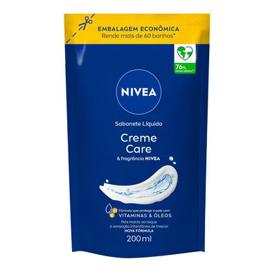 Nivea Sabonete Líquido Refil Creme Care 200Ml preço
