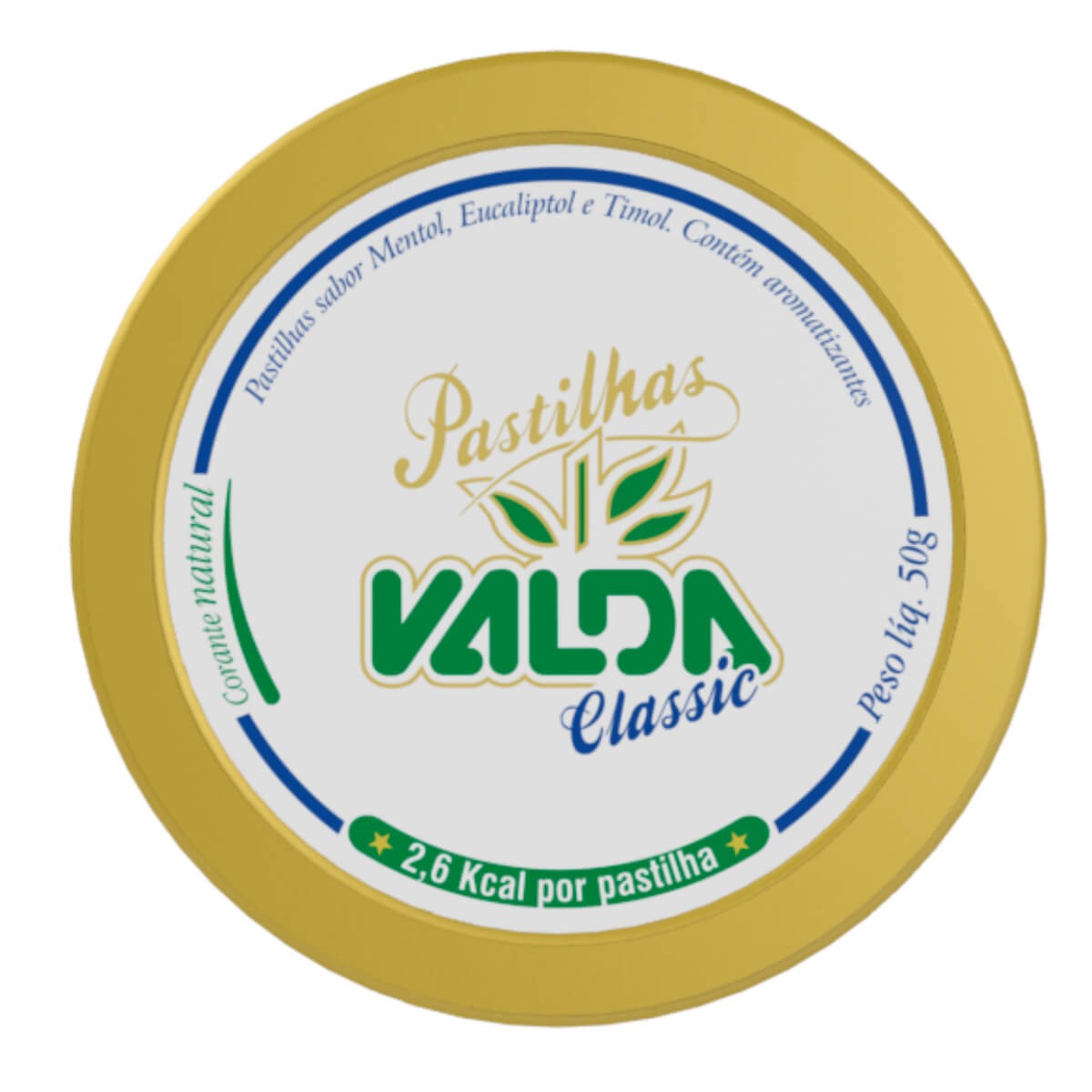 Valda Pastilha Classic Lata 50g