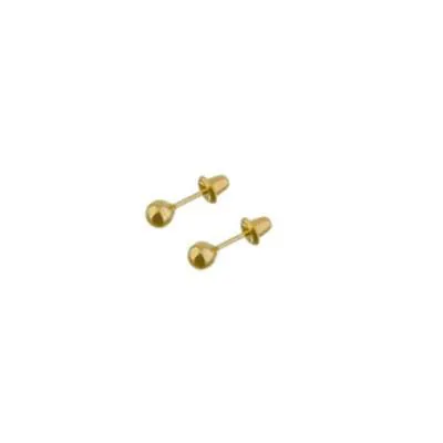 Brinco New Star Pequeno Folheado a Ouro