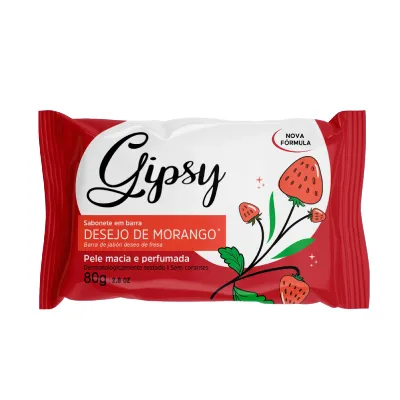 Sabonete Gipsy Desejo De Morango 80G preço