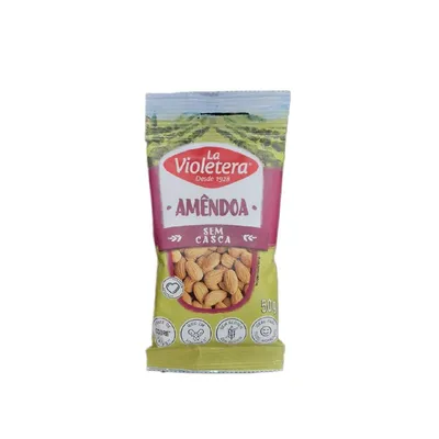 Amêndoa La Violetera Sem Casca 50 Gr