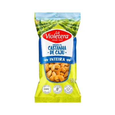 Castanha De Caju La Violetera Inteira 50g