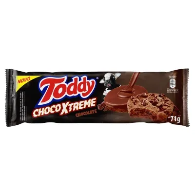 Biscoito Cookies Toddy Chocoextreme Chocolate 71g