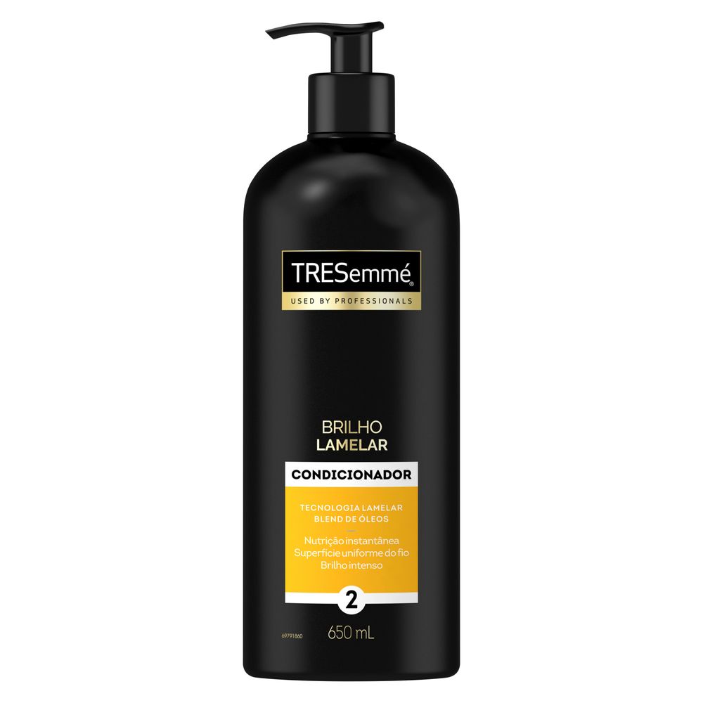 Condicionador Tresemmé Brilho Lamelar Blend de Óleo 650ml