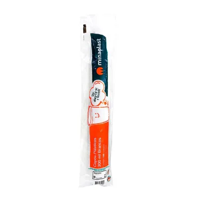 Copo Minaplast 300ML Com 100 Unidades