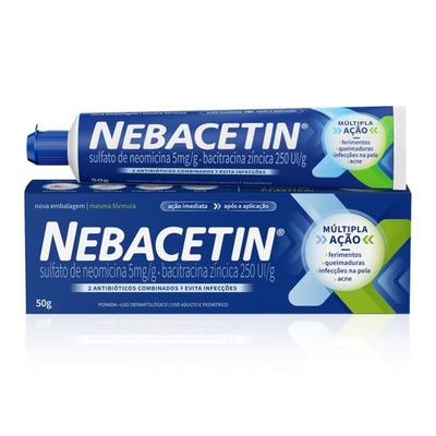 Nebacetin Pomada 50G preço