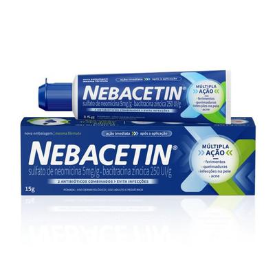 Nebacetin Pomada 15 G preço