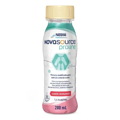 Nutrição Enteral e Oral Novasource Proline Morango 200mL