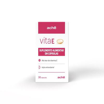 Vitamina E Aché Vita E 30 Cápsulas preço