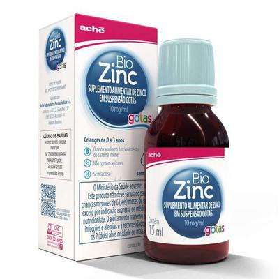 Biozinc Zinco Suplemento Alimentar Infantil 10Mg/Ml Gotas 15Ml preço