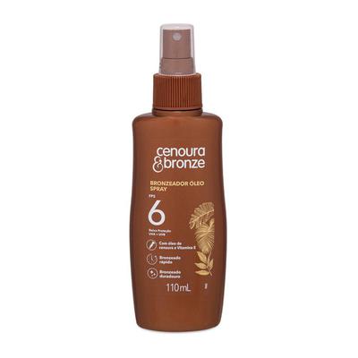 Bronzeador Óleo Spray Fps 6 Cenoura & Bronze 110Ml preço