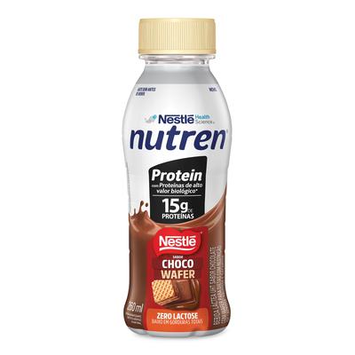 Bebida Láctea Nutren Protein 15g de proteínas Chocowafer 260ml