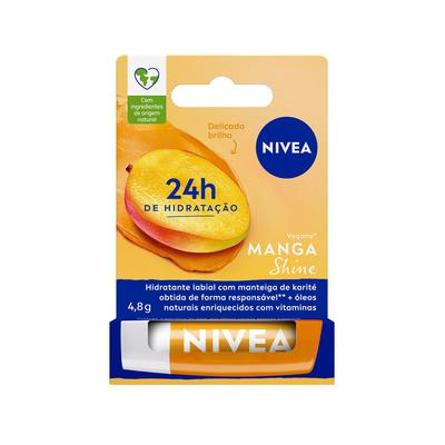 Hidratante Labial Nivea Manga Shine 4,8g